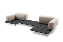 Letto con penisola Limitless in Tessuto a 4388€^Felis Discount