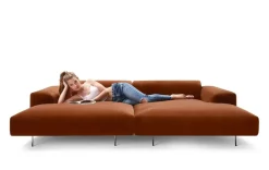 Letto con penisola Limitless in Tessuto a 4388€^Felis Discount