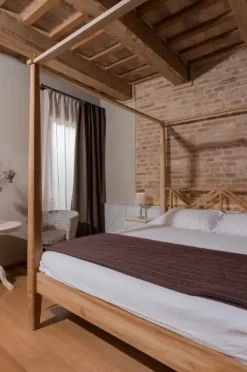 Letto Country- chic in teak massello di scontato del 22%^Outlet Etnico Outlet