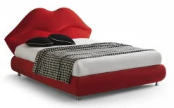 Outlet Letto design con contenitore Kiss a prezzo ribassato Letti