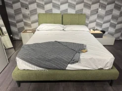 Letto design con contenitore Tecum a prezzo scontato^Novaluna Clearance