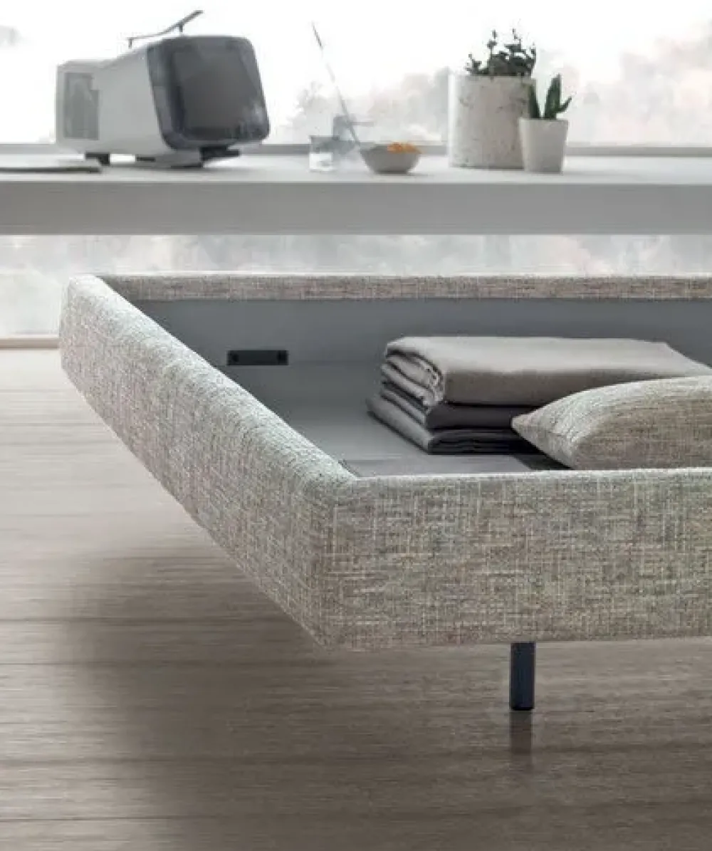 Letto design con contenitore Wiki a prezzo scontato^V&nice
