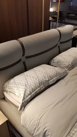 Flou Letto design con contenitore New bond   a prezzo scontato- Letti