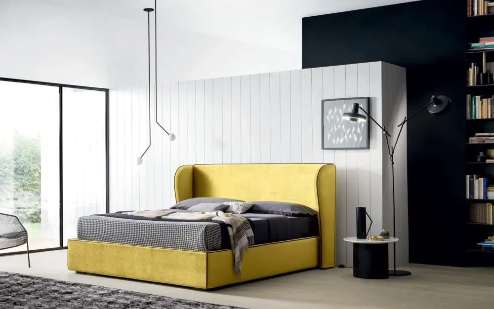 Clearance Letto design con contenitore Paris a prezzo ribassato Letti