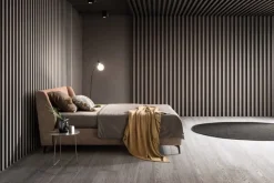 Letto design con contenitore Ugo a prezzo ribassato^Artigianale Outlet