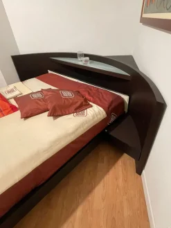 Fimes Letto design con giroletto Zenith a prezzo ribassato- Letti