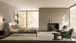 Letto design con giroletto Grace a prezzo ribassato^Fratelli Elli Outlet