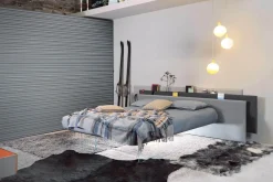 Discount Letto design con piedini Vele_bed a prezzo ribassato Letti