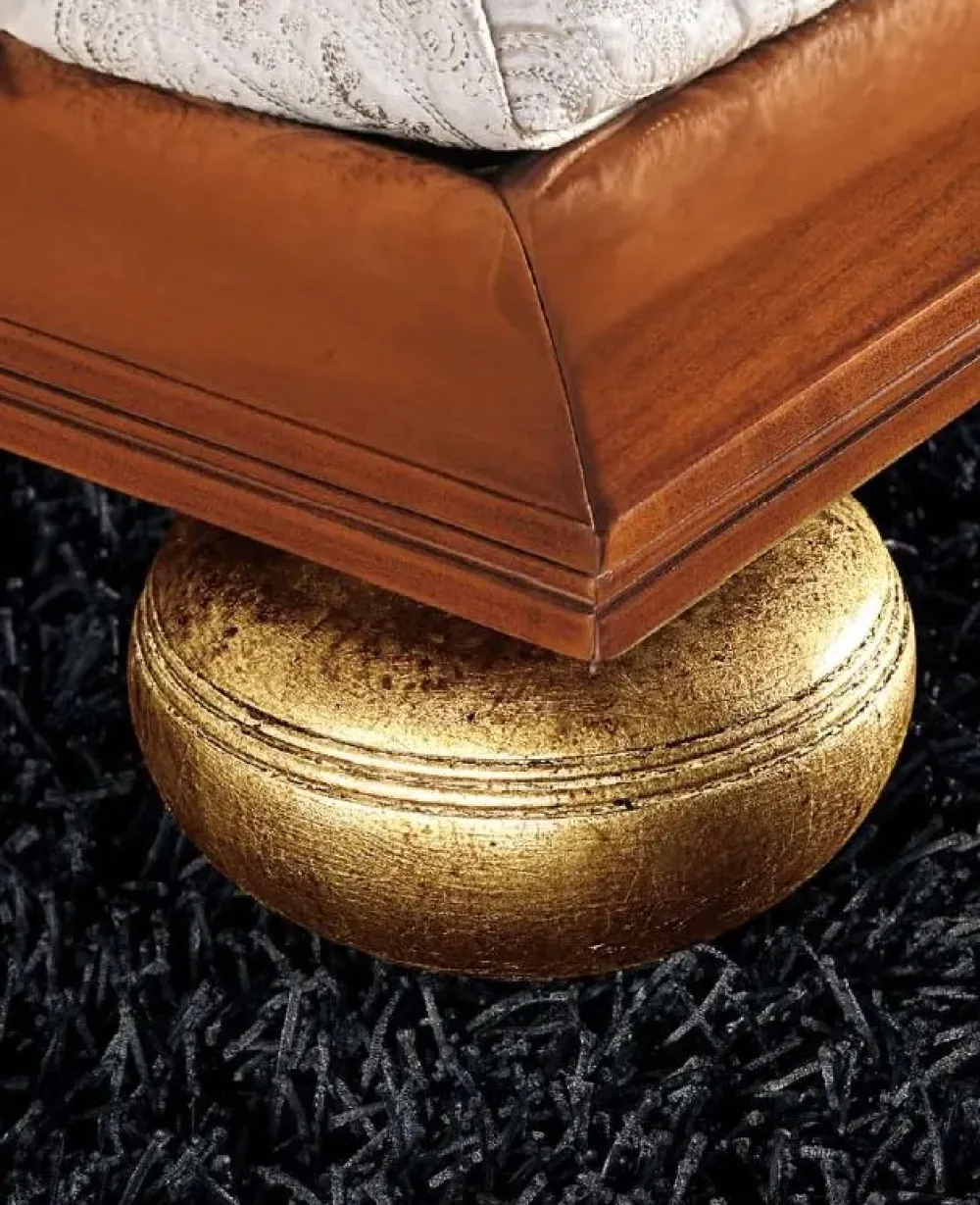 Artigianale Letto design con piedini Modello milano-roma a prezzo ribassato- Letti