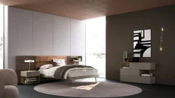 Orme Letto design con piedini  giako compongo night 05 a prezzo scontato- Letti