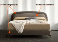 Clearance Letto design Lap scontato 40% Letti