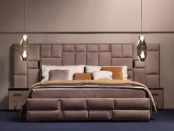 Letto design Luxury nabuk maxi    con uno sconto esclusivo^Md work Sale
