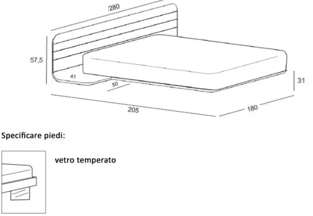 Best Letto design No-vo quercia con uno sconto del 20% Letti