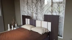 Tomasella Letto design diagonal contenitore con un ribasso del 40%- Letti