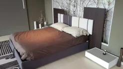 Tomasella Letto design diagonal contenitore con un ribasso del 40%- Letti