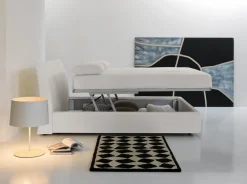 Online LETTO Doppio contenitore luxury pelle vari colori   SCONTATO Letti