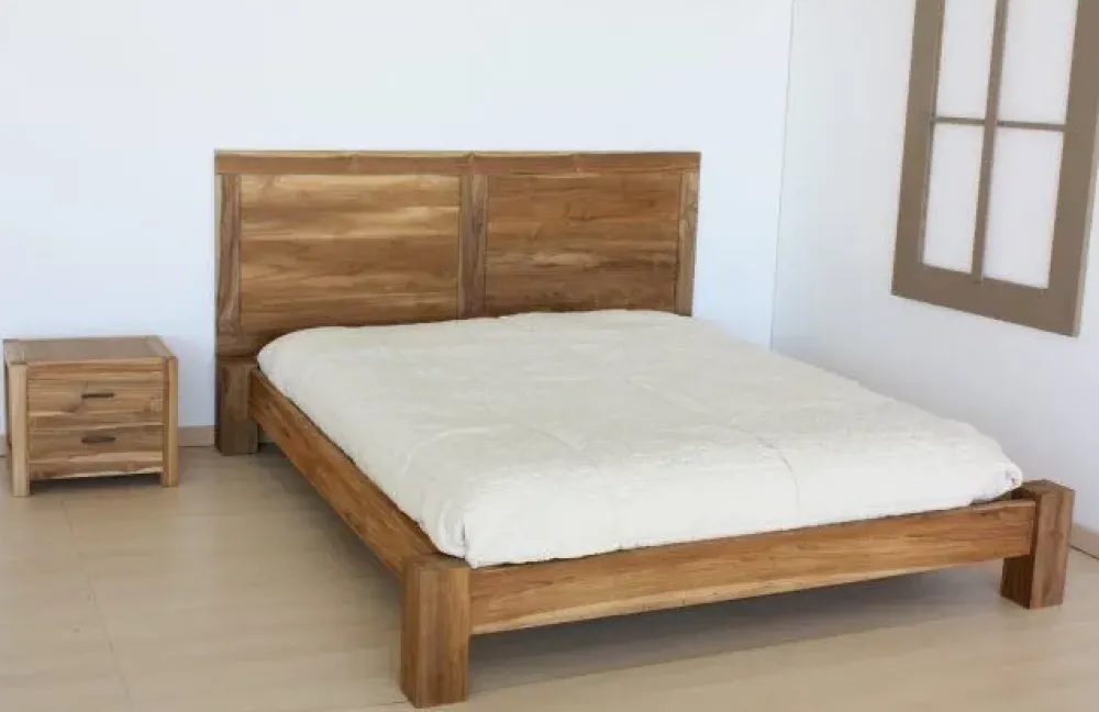 LETTO Golan teak in OFFERTA OUTLET - 53%^Outlet Etnico Clearance