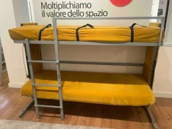 Clei Letto imbottito a scomparsa Doc divano letto a castello  a prezzo ribassato- Letti