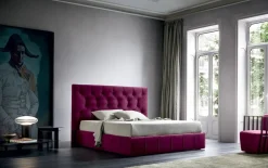 Letto imbottito con contenitore Hamilton a prezzo scontato^Felis Online