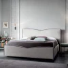 Discount Letto imbottito con contenitore Megan  a prezzo ribassato Letti