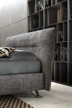 Outlet Letto imbottito con contenitore Charlie a prezzo ribassato Letti