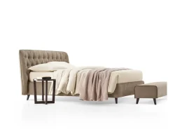 Letto imbottito con contenitore Gea *  a prezzo scontato^Rosini New