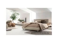 Letto imbottito con contenitore Pascal  a prezzo scontato Letti