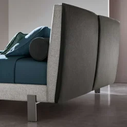 Letto imbottito con contenitore Book  a prezzo scontato Letti