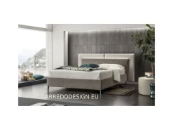 V&nice Letto imbottito con contenitore Monroe  a prezzo scontato- Letti