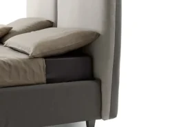 Discount Letto imbottito con contenitore Camilla testata liscia Stilfar a prezzo scontato Letti