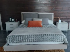 V&nice Letto imbottito con contenitore Wiki   a prezzo ribassato- Letti