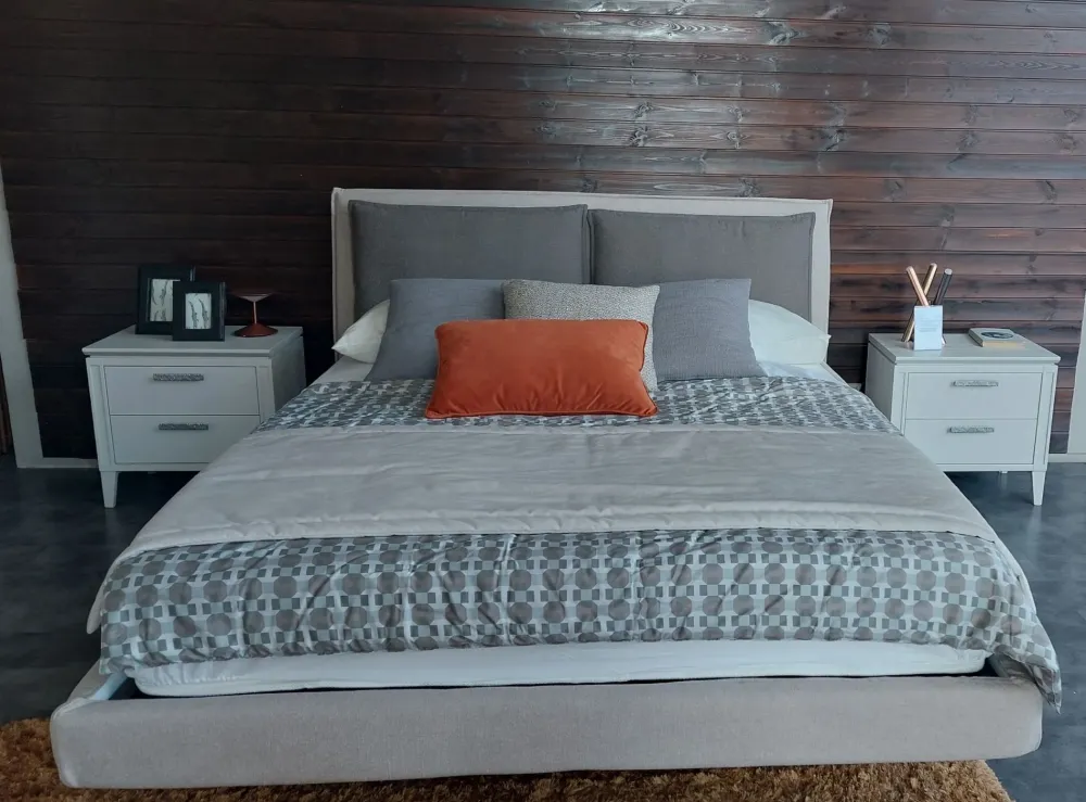 V&nice Letto imbottito con contenitore Wiki a prezzo ribassato- Letti