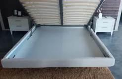 V&nice Letto imbottito con contenitore Wiki a prezzo ribassato- Letti