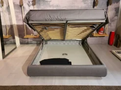Letto imbottito con contenitore Bend  a prezzo ribassato^Ditre Italia Best