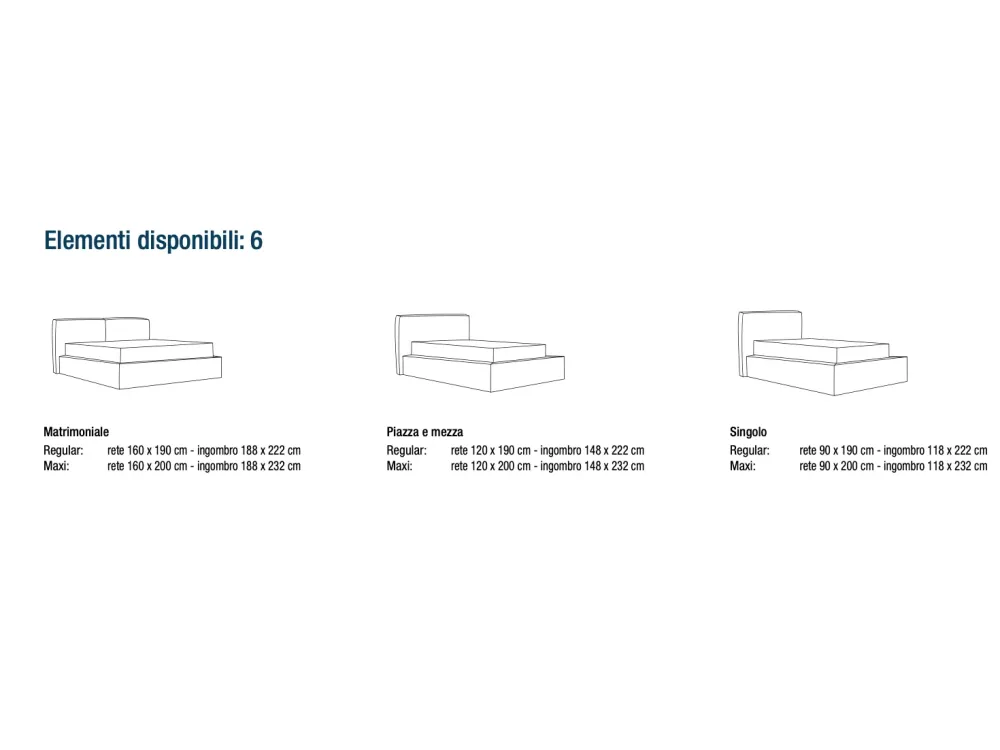 Hot Letto imbottito con contenitore Herman a prezzo ribassato Letti