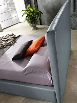 Artigiana letti Letto imbottito con contenitore Navajo alto a prezzo ribassato- Letti