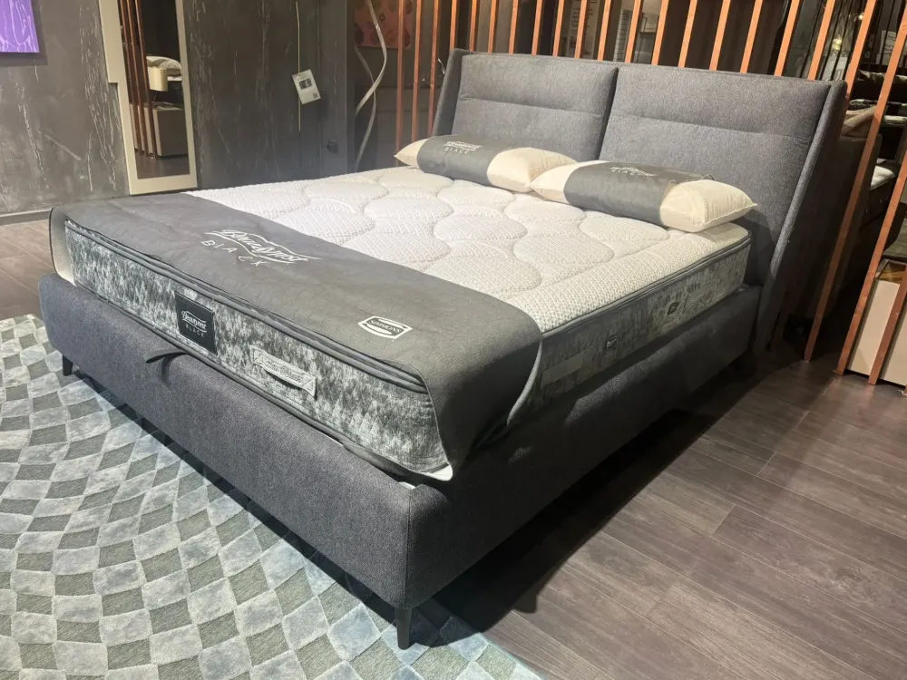 Hot Letto imbottito con contenitore Join a prezzo ribassato Letti