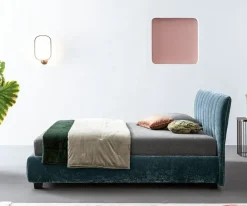 New Letto imbottito con contenitore Thomas  a prezzo scontato Letti