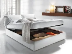 Letto imbottito con contenitore Amarena  a prezzo ribassato^Artigianale Best