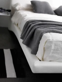 Md work Letto imbottito con gambe Letto maxi con led180 x 200 luxury   a prezzo scontato- Letti