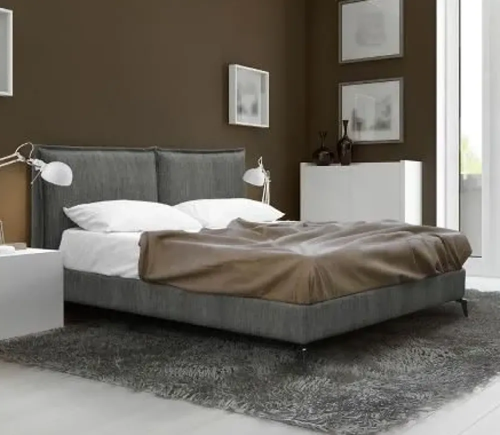 Clearance Letto imbottito con gambe Pegaso a prezzo ribassato Letti