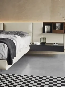 Sangiacomo Letto imbottito con giroletto Ecletto a prezzo scontato- Letti