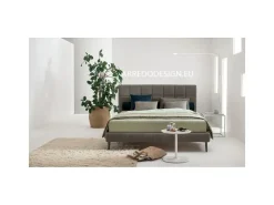 Hot Letto imbottito con giroletto Victor trapuntato  a prezzo ribassato Letti