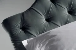 Samoa Letto imbottito con giroletto Queen  a prezzo scontato- Letti