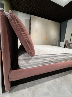 Altrenotti Letto imbottito con giroletto Filicudi  a prezzo scontato- Letti