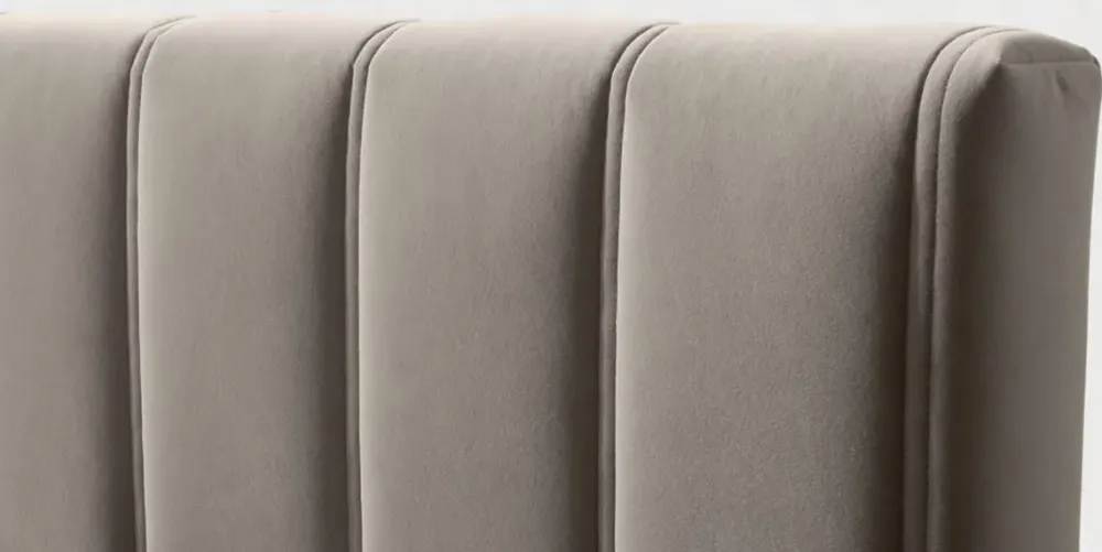 Discount Letto imbottito con giroletto Letto xxl maxi in technonabuk a prezzo ribassato Letti