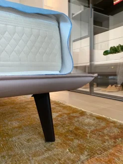 Rima salotti Letto imbottito con giroletto Letto