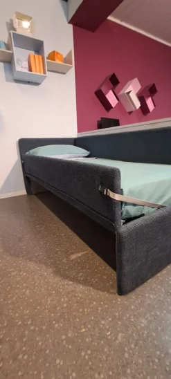Moretti Compact Camerette Letto imbottito con giroletto Bravo  a prezzo scontato- Letti