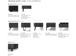 Samoa Letto imbottito con giroletto Set lift a prezzo ribassato- Letti