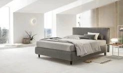 Clearance Letto imbottito con giroletto Dalia a prezzo scontato Letti